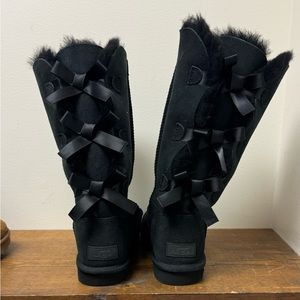 Tall Black Ugg boots